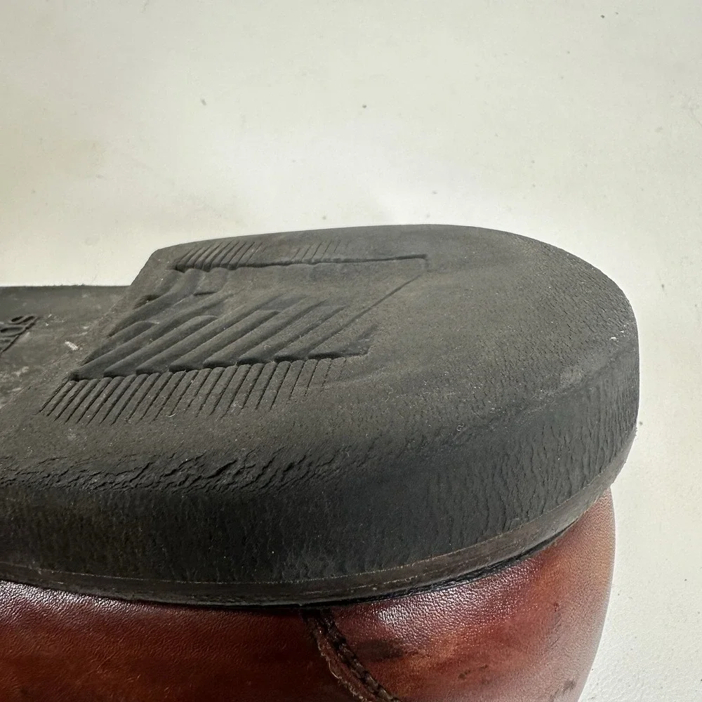 Allen Edmonds Ashton Split Toe Oxford‎ Shoes Men's Size 12 D Brown 1628